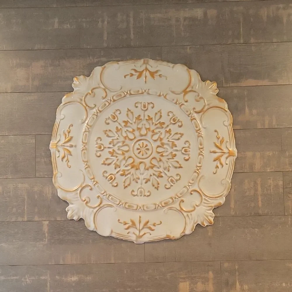 Elegant Cream Wall Decor Plaque